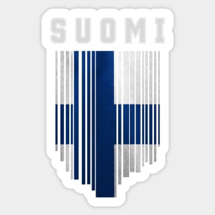 Finland flag, finnish flag Sticker